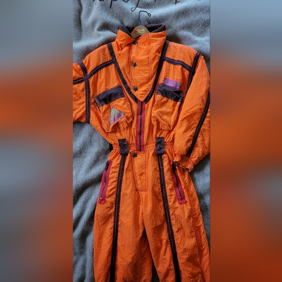 Vintage 80s DRESS THE BONE Snowsuit - Picture 2 of 16